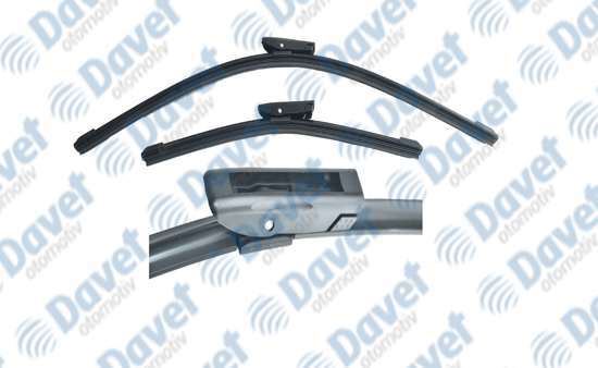 PHAFF 01154 Silecek Supurgesi 650mm+400mm Muz Tip Banana Teflonlu C3 Hb 09 > Laguna 08 >